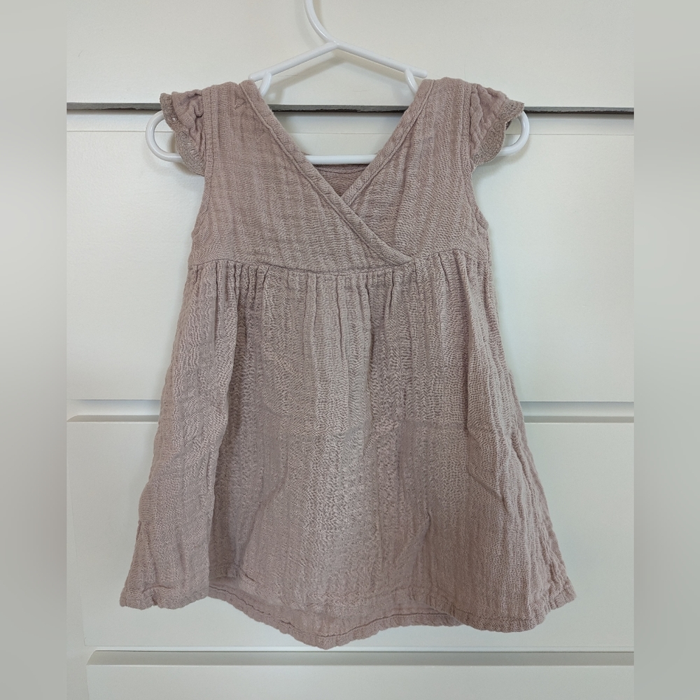 Jamie Kay mauve baby girl dress, size 1 YR